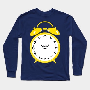 Sleeping alarm clock Long Sleeve T-Shirt